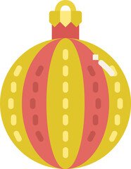 christmas ball flat icon