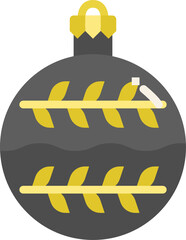 christmas ball flat icon