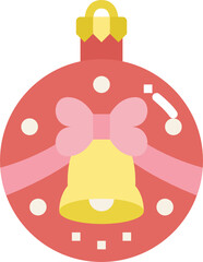christmas ball flat icon