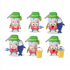 A fisherman hawaiian sea breeze cartoon picture catch a big fish