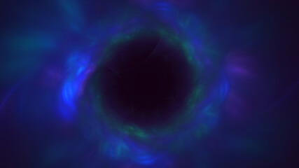 3D rendering abstract round light background