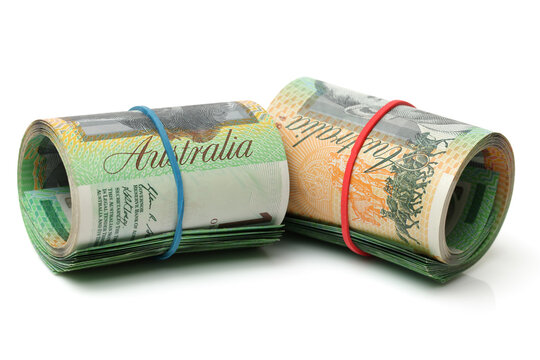 Australia Dollar, Bank note of Australia on white background