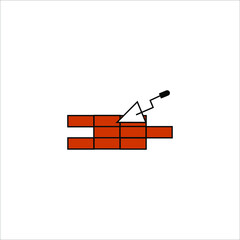 vector bricks symbol icon