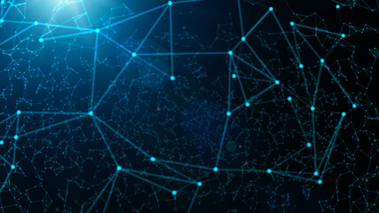 abstract background with stars