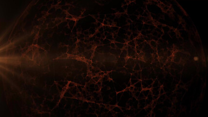 background with particles