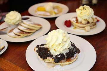 ハワイのパンケーキ朝食