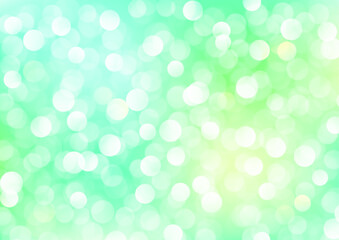 玉ボケの緑の爽やかな背景