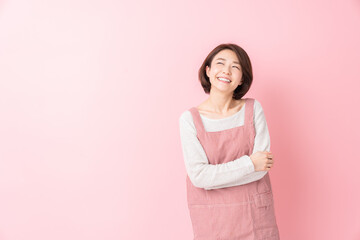 Fototapeta premium エプロン姿の女性