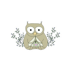 A-caring-owl-keeps-a-tent