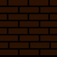 brown and black brick wall background, pattern seamless