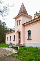 Fototapeta premium Building in Natalyevka park in Kharkiv region, Ukraine
