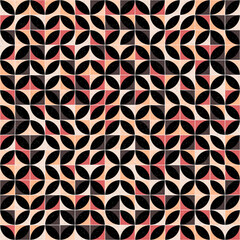Abstract Geometric Pattern generative computational art illustration