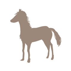 馬のシルエット