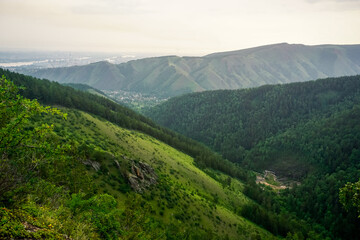 Fototapeta premium Krasnoyarsk Pillars Nature Reserve is one of the unique places in Russia