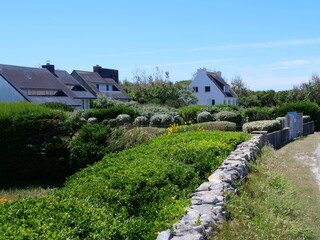 Some small houses on the Quiberon Peninsula. June 2021, France.