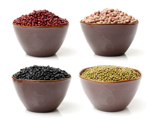 bean on white background