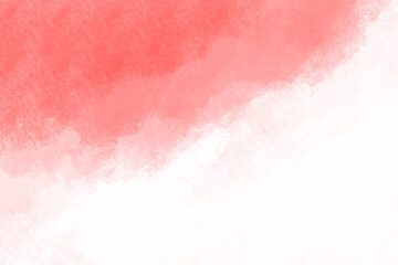 Red abstract watercolor background with space