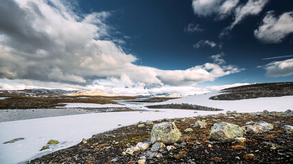 lake in the mountains