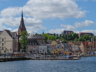 Fototapeta premium Sommer in Flensburg
