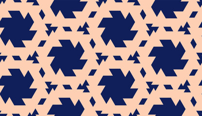 Geometric seamless pattern. Geometrical ornament. Vector illustration. Endless texture.