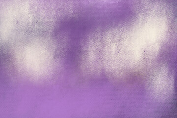 Purple background Drawing with Oil Pastels