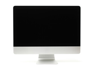 Monitor on white background
