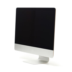 Monitor on white background