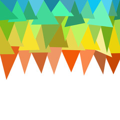 background with colorful triangles