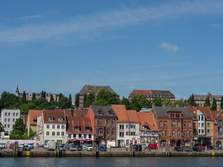 Fototapeta na wymiar Flensburg an der Ostsee