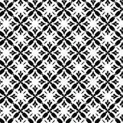 
floral seamless pattern background.Geometric ornament for wallpapers and backgrounds. Black and white pattern. 