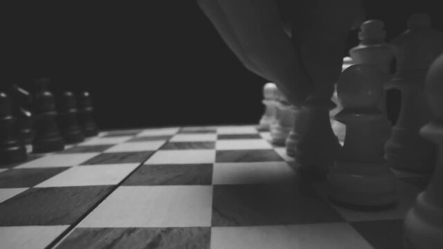 Chess board. Game of chess
