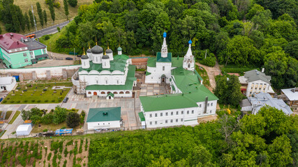 Nizhny Novgorod. View of the Gate Church of St. Andrew the First-Called and the Annunciation...
