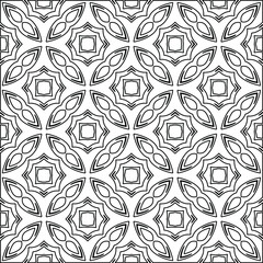 
Vector geometric pattern. Repeating elements stylish background abstract ornament for wallpapers and backgrounds. Black and white colors