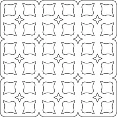 

Vector geometric pattern. Repeating elements stylish background abstract ornament for wallpapers and backgrounds. Black and white colors