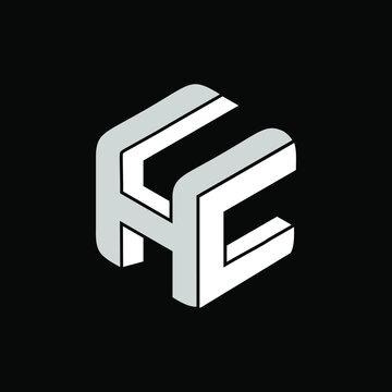 initials letter hc ch logo design inspiration