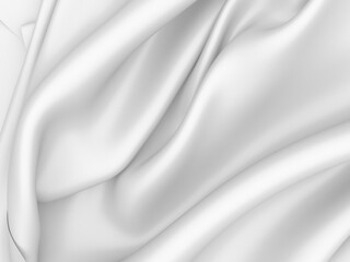 Abstract white fabric texture background