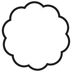 frame vintage outline