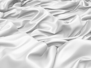 Obraz premium Abstract white fabric texture background