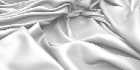 Abstract white fabric texture background