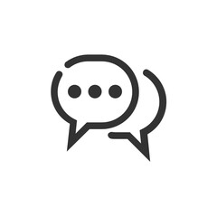 Speech Bubble outline icon