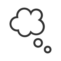 Speech Bubble outline icon