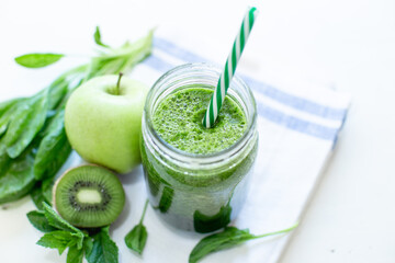 Healthy raw vegetables and herbs. Organic harveest. Flat lay, copy space for text