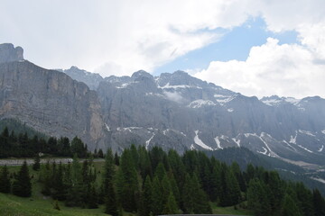 Obraz premium Dolomiti, passo Gardena