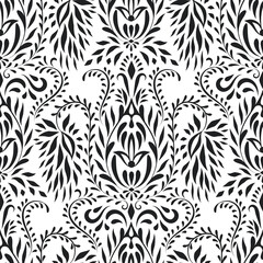 Vector Floral Seamless  Pattern. Ethnic Background - 441130966