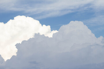 Background of sky with cloud before have rain