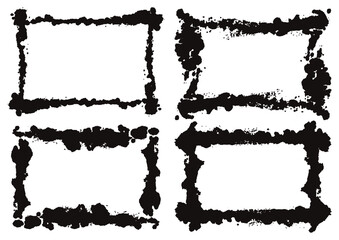 筆で描いたフレーム素材