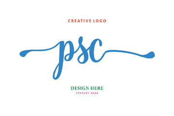 PSC lettering logo is simple, easy to understand and authoritative