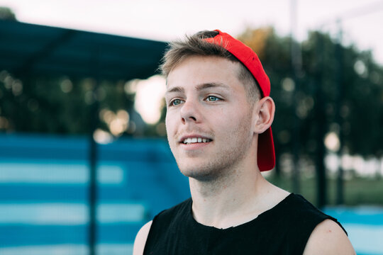 Young Guy With Red Cap