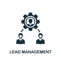 Lead Management icon. Simple element from management collection. Creative Lead Management icon for web design, templates, infographics and more