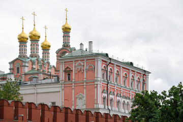 The domes of the Kremlin Church